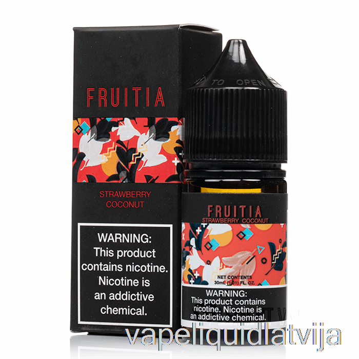 Zemeņu Kokosriekstu - Frukciju Sāļi - 30ml 50mg Vape šķidrums